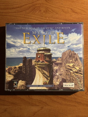 Myst III Exile PC game used, deluxe 4 CD edition