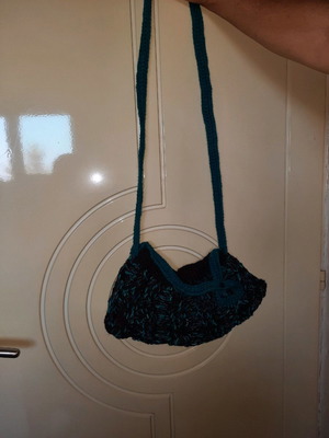 Handmade knitted bag