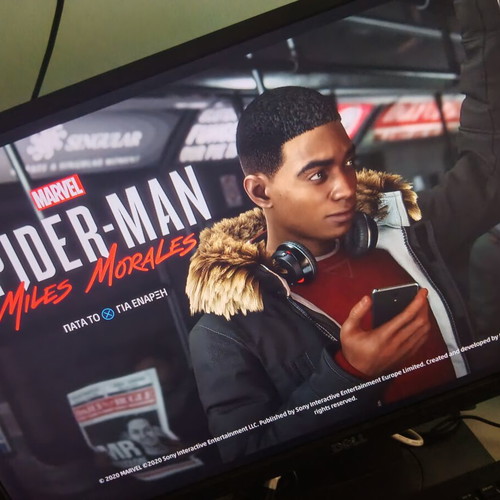 Spider-Man Miles Morales PS4 game like new