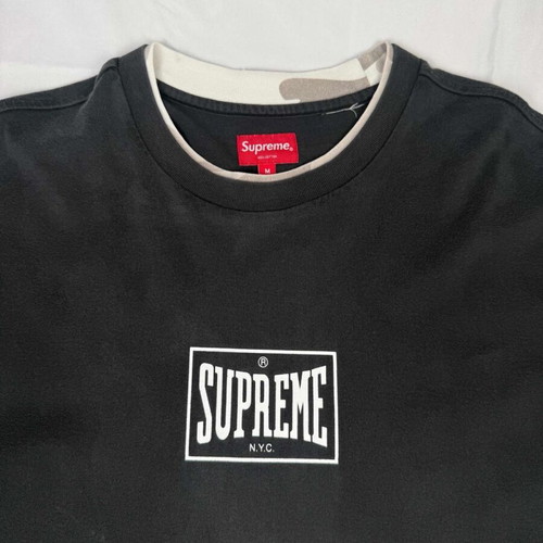 Supreme Camo Layered T-shirt like new, size M, black