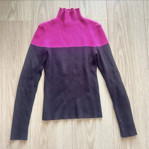 Zara blouse like new, brown and pink, size M