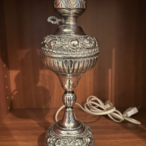Silver lamp 925 handmade like new (Design 2)