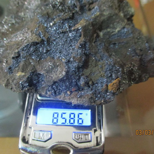 Chalcanthite and Hematite Mineral new, size 6 centimeters