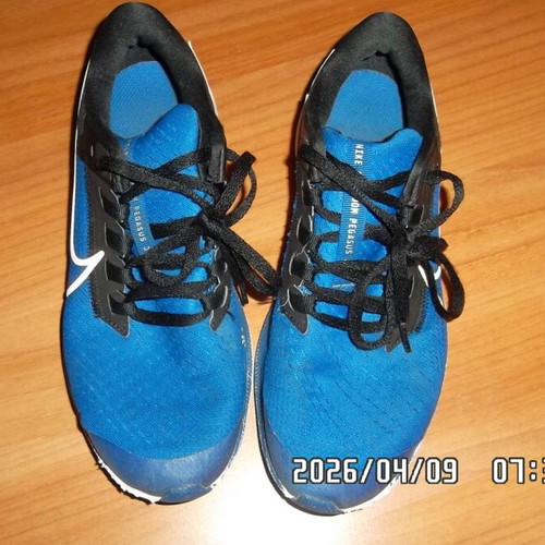 Nike Air Zoom Pegasus sneakers size 38 like new, white and blue