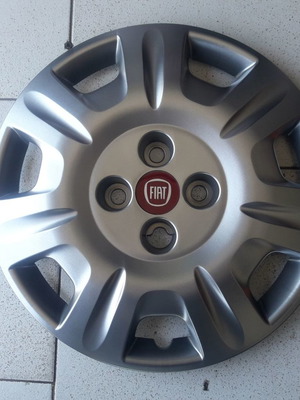 Τάσια 14'' μαρκέ για Fiat Punto Palio Albea Doblo, νέα, ασημί