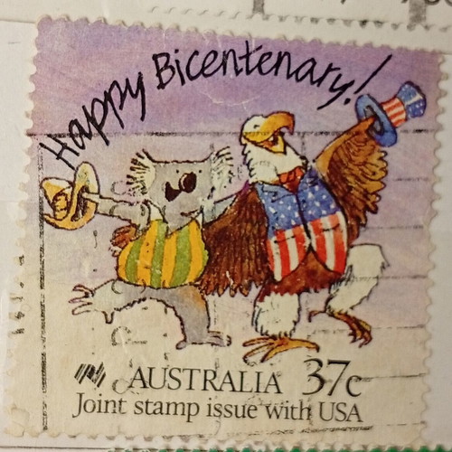 Australia Christmas 1988 stamps used