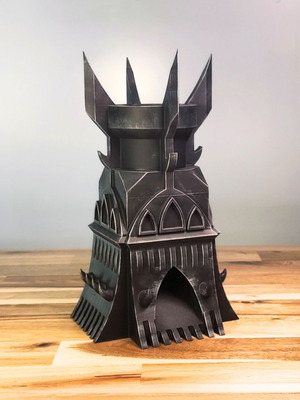 Πύργος για ζάρια Isengard καινούργιος, 3D printed και βαμμένος στο χέρι
