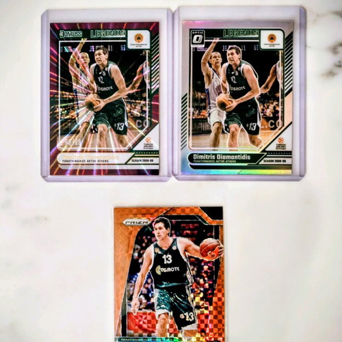 Dimitris Diamantidis rare cards new, set of 3