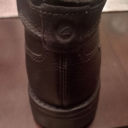 Clarks Morris Peak II boots new, black leather, size 42