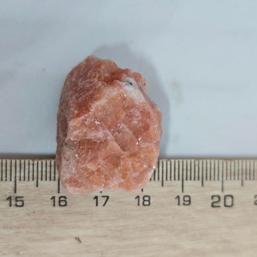 Natural raw orange calcite 19g like new