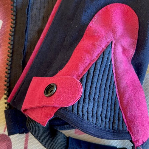 Equestrian gaiters and gloves used, size S