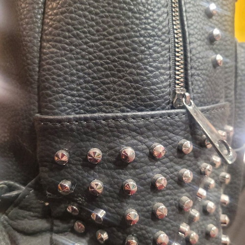 Black backpack with studs like new