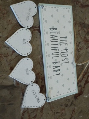 Decorative frame The Most Beautiful Baby used