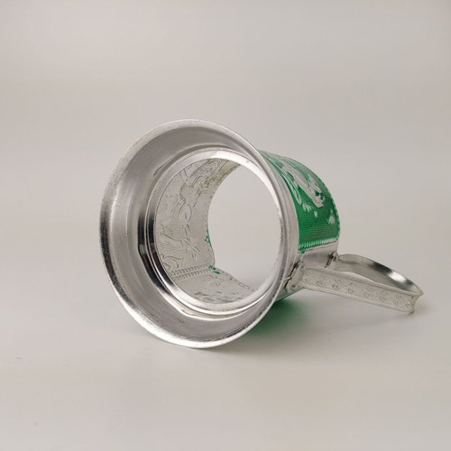Set of 5 used USSR aluminum podstakanniki