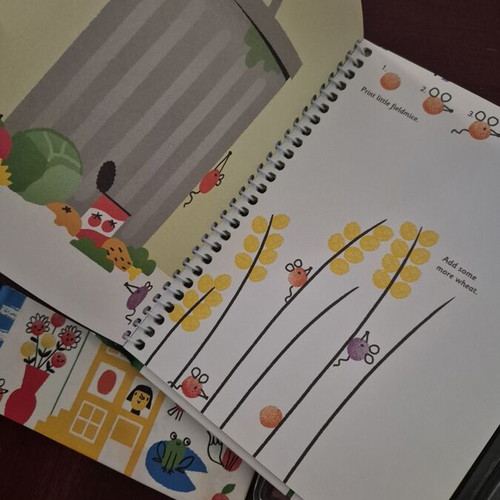 Σετ βιβλία Usborne Fingerprint Activities, Animals και Classic edition