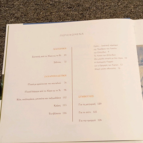 Mikri Gefsi Athanasias used, recipes and advice book