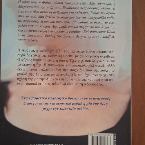 Turn of Mind psychological thriller by Alice LaPlante, Psychogios editions
