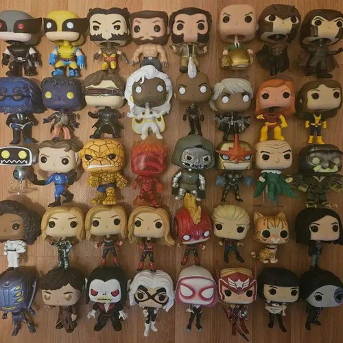 Funko Pop Marvel, DC, The Walking Dead, Harry Potter, Stranger Things figures without boxes