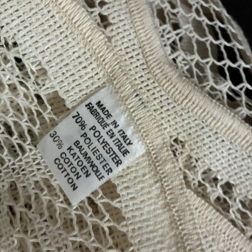 Vintage Italian Crochet Tablecloth 120x220cm like new