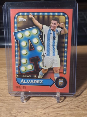 Topps Argentina Set 2026 Julian Alvarez numbered 1/125