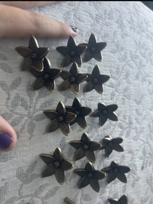 Mini cabinet knobs set of 16, new