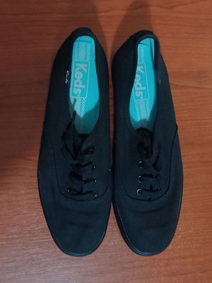 Keds double-soled black shoes like new size 37