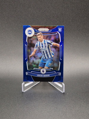 2021-22 Panini Prizm Premier League Blue Jakub Moder #191 Rookie RC used
