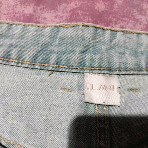 Summer shorts like new, turquoise, size L with zipper