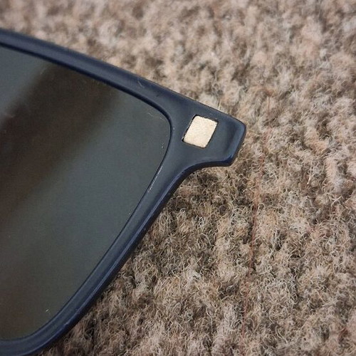 Invu sunglasses used, black and blue