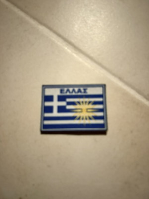 Greek flag patch new with scratch