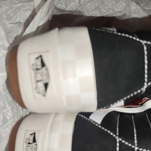 Vans double-layer sneakers new, black and white, size 38