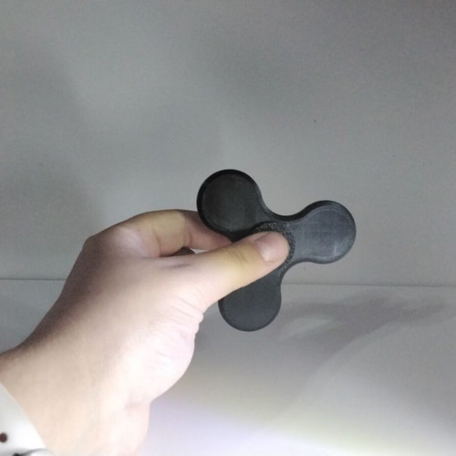 Fidget spinner black 3D printed, new