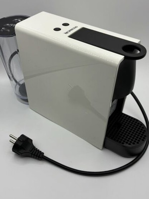 Nespresso Essenza Mini White coffee machine like new with Starbucks capsules