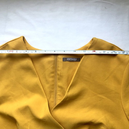 Orsay Midi Dress mustard yellow, new, size 42 Large