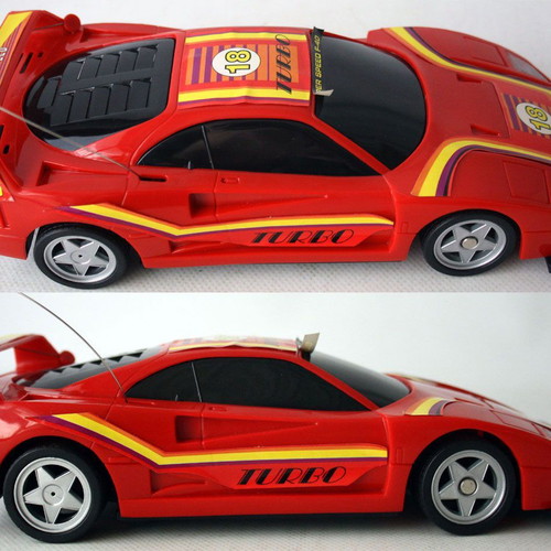 Vintage Porsche F40 Super Racer remote control 1:16 new Well Tech