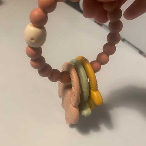 Silicone Teether Keychain like new