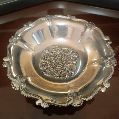 Silver-plated decorations used, set of 5 pieces