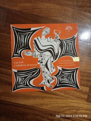 Carl Orff Carmina Burana vinyl LP, classical choral opera