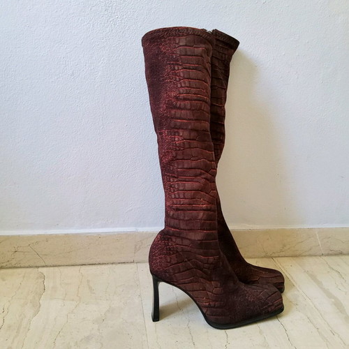 Bournazos vintage 90s y2k deadstock turtle print sock boots