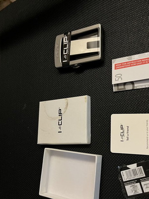 I-CLIP Carbon slim πορτοφόλι καινούργιο, πλήρες στο κουτί του