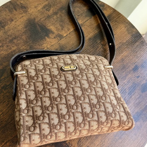 Christian Dior Trotter oblique shoulder bag, vintage