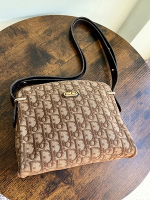 Christian Dior Trotter oblique shoulder bag, vintage