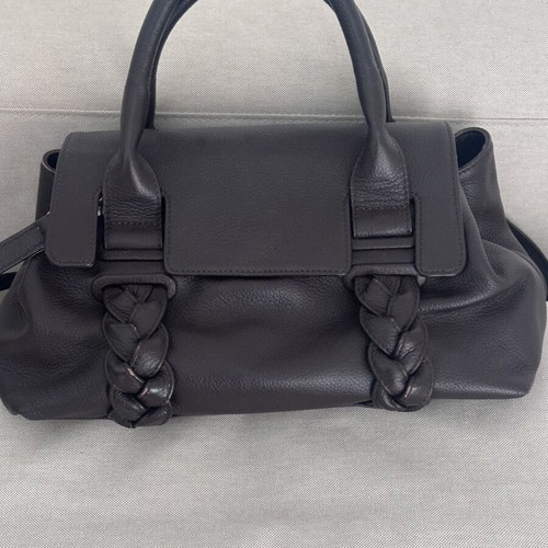 Tosca Blu leather crossbody bag like new, brown