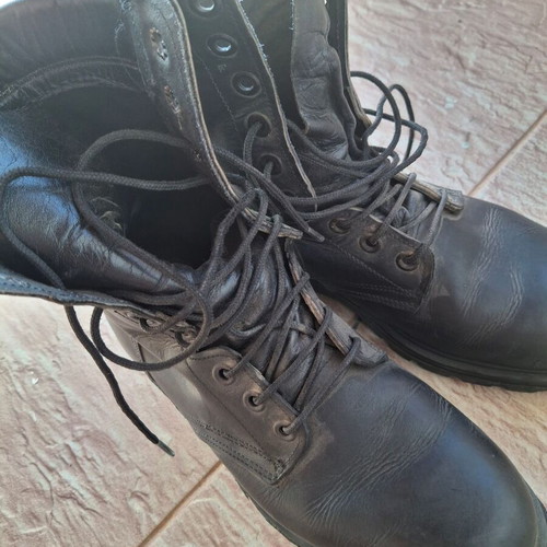 Greek black army boots size 42