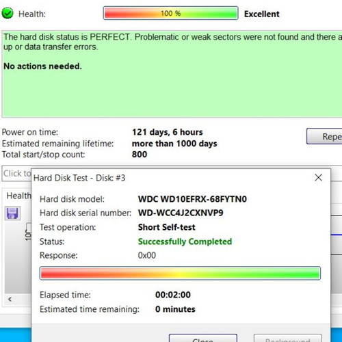 Western Digital Red Plus EFRX 1TB 3.5" hard drive like new
