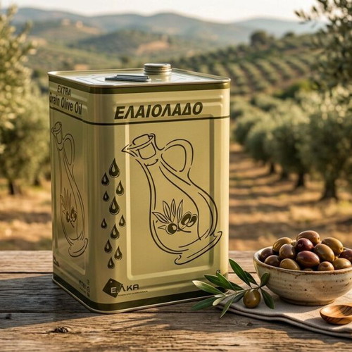 Extra Virgin Organic Olive Oil 17L Tin, Harvest 2026