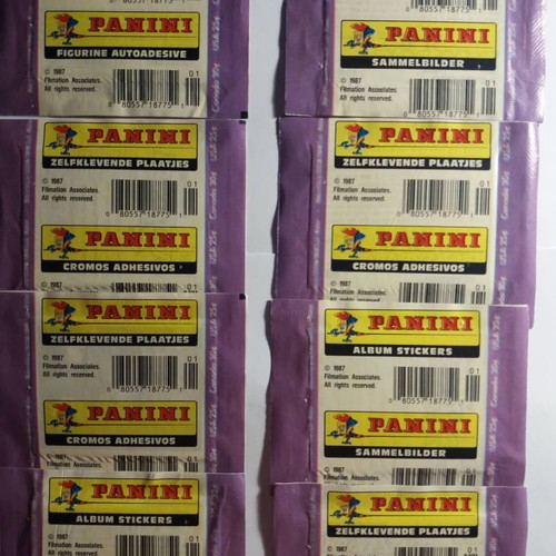 BRAVESTARR PANINI 1987 (9) PIECES PACKAGE