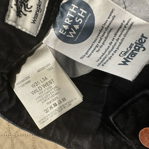 Jeans Levi's used, pack of 5, black and dark blue
