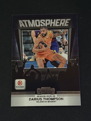 Panini Euroleague Contenders 25/26 Darius Thompson Atmosphere Insert Card new