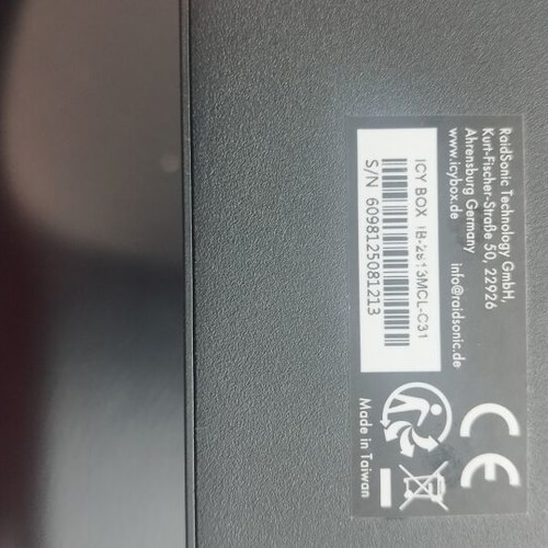ICYBOX IB-2913MCL-C31 docking and cloning station for M.2 NVMe SSD and SATA HDD SSD new